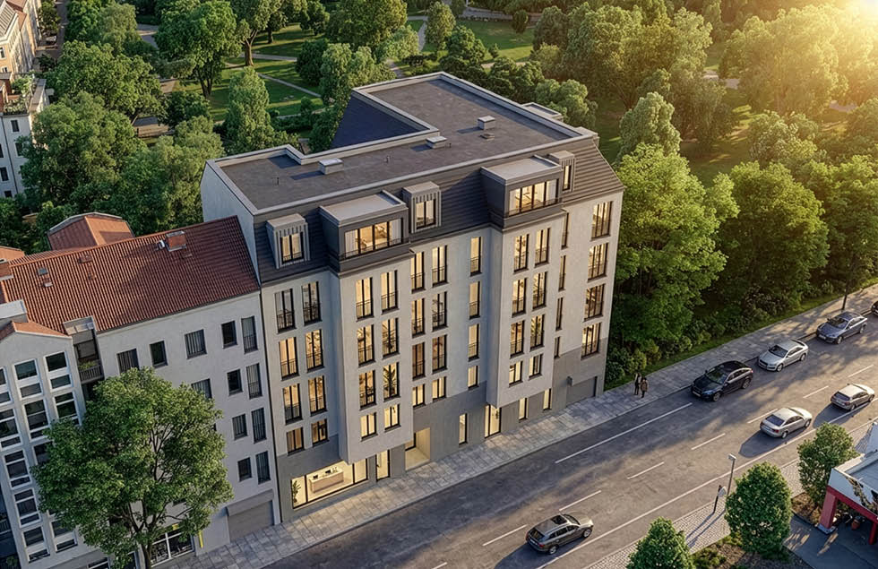BLOSSOM - moderner, stadtnaher Neubau, 3-Zimmer-Wohnung mit Balkon – Leipzig – Vorschaubild 5