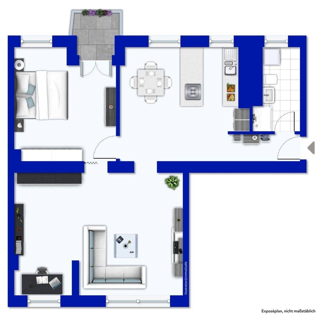 Geräumige Wohnung in zentraler Lage am Volkspark Schöneberg – Berlin – Vorschaubild 7