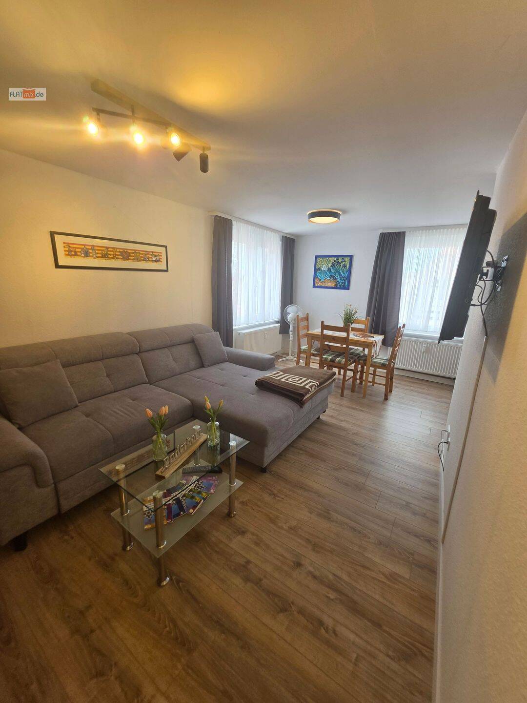 FLATmix.de / PB-Mitte, komplett und modern möbliertes 1-Raum-Apartment – Paderborn – Vorschaubild 2