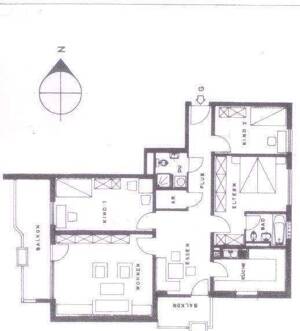 Herrlicher Ausblick! Renovierte 4,5 Zimmer Wohnung! – 93051 Regensburg – Vorschaubild 3