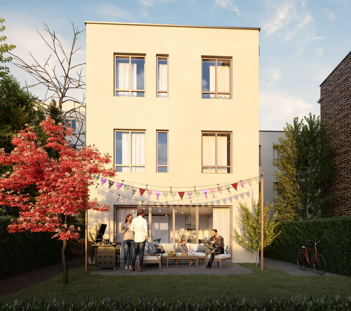 Weißensee: ERSTBEZUG im EIGENEN TOWNHOUSE - 2025: 4-Zi, 3 Etagen, TERRASSE + GARTEN – Berlin – Vorschaubild 5