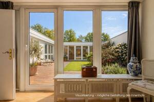 Sonniger Atrium-Bungalow mit Zimmerpotenzial, Teilkeller + Garage, Nähe International School! – 22609 Hamburg – Vorschaubild 7
