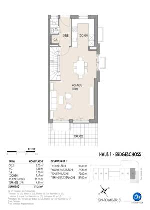 Neubau gut geschnittenes Eck-Stadthaus - schlüsselfertig!- realgeteilt – 81825 München – Vorschaubild 4