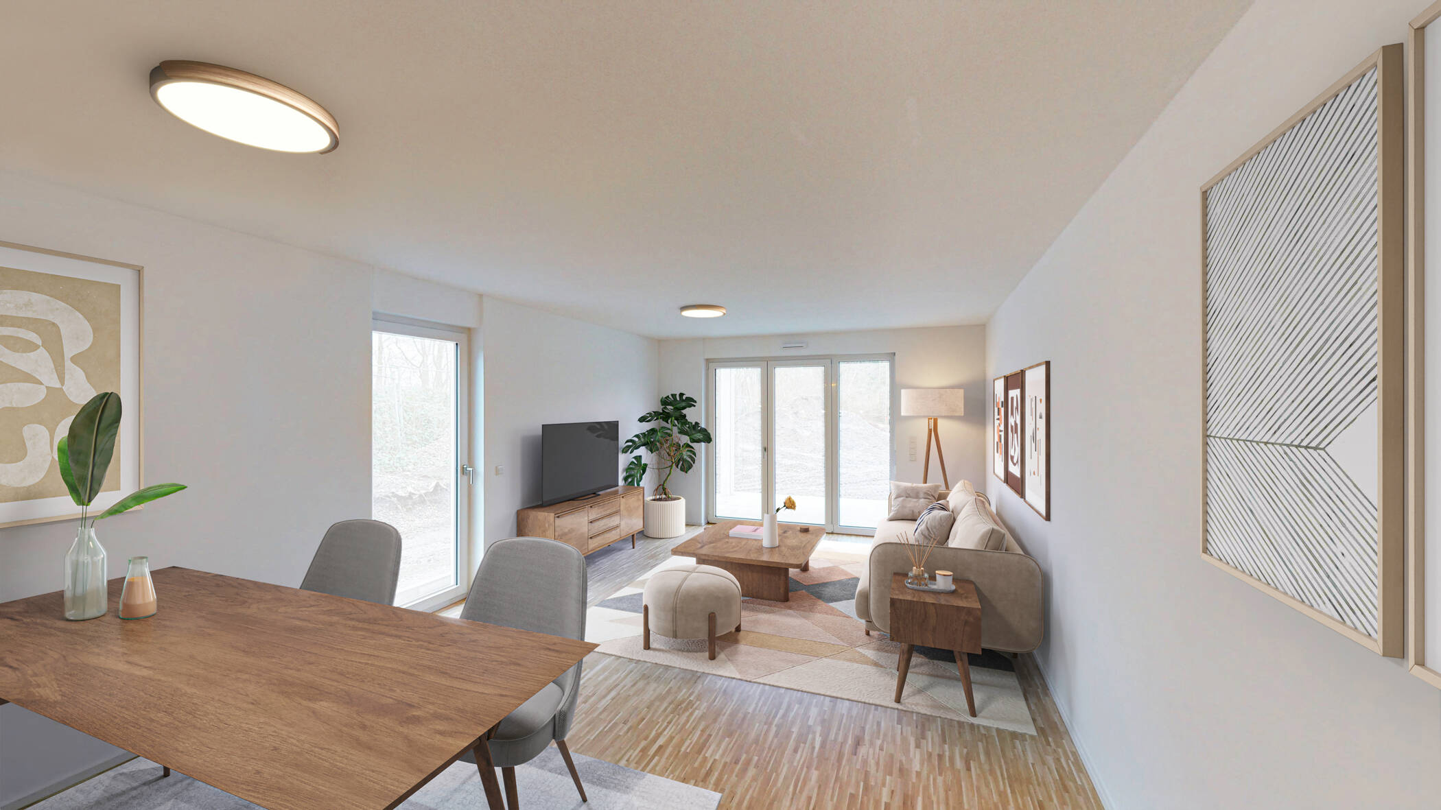Perfekt für Singles oder Paare! 2-Zimmer-Wohnung mit Terrasse in Bochum – Bochum – Vorschaubild 3