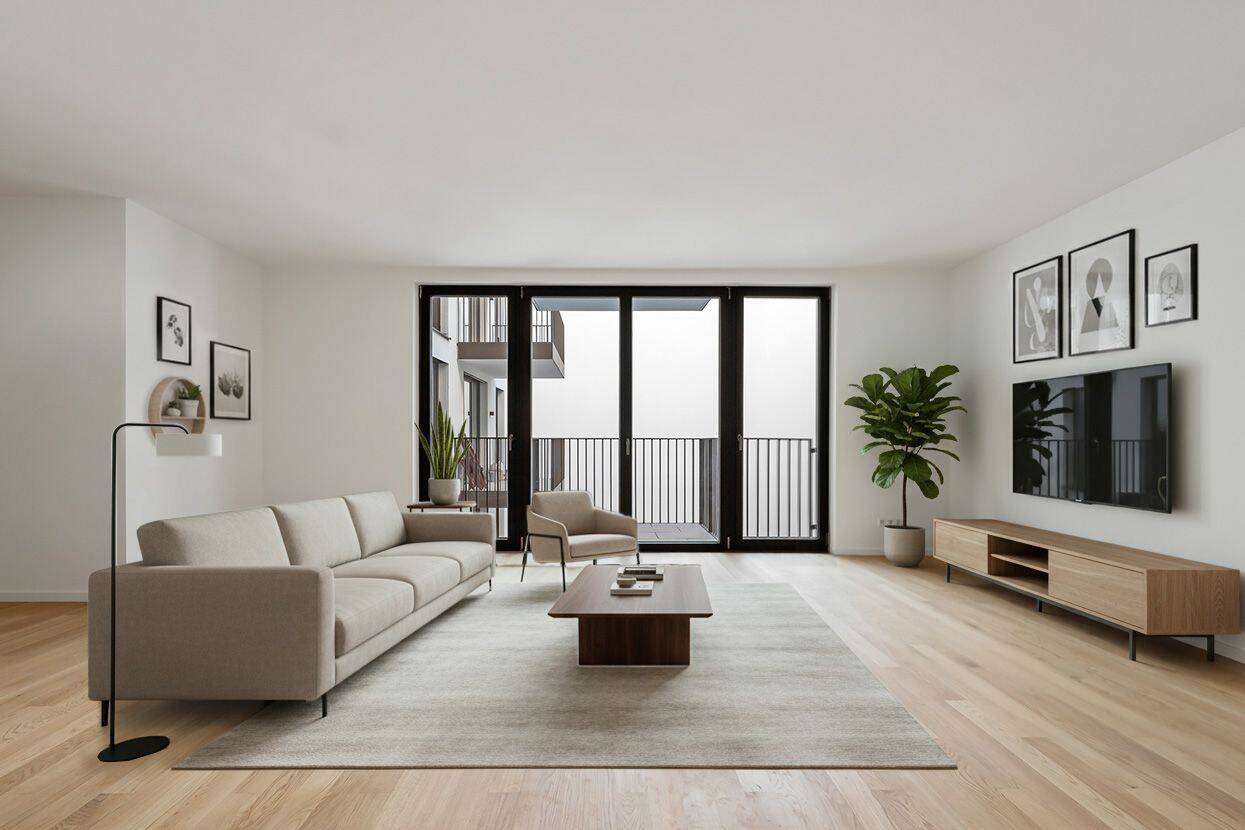 Moderne 4-Zimmer-Neubauwohnung mit Süd-Balkon im begehrten Helmholtzkiez