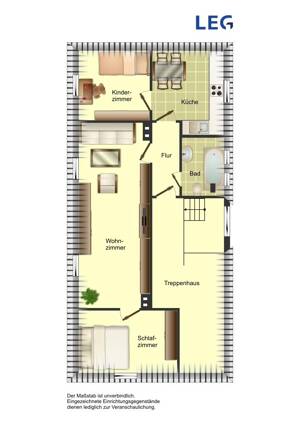 Charmante 3-Zimmer-Altbauwohnung in Minden mit Badewanne und Gasheizung! – 32427 Minden – Vorschaubild 1