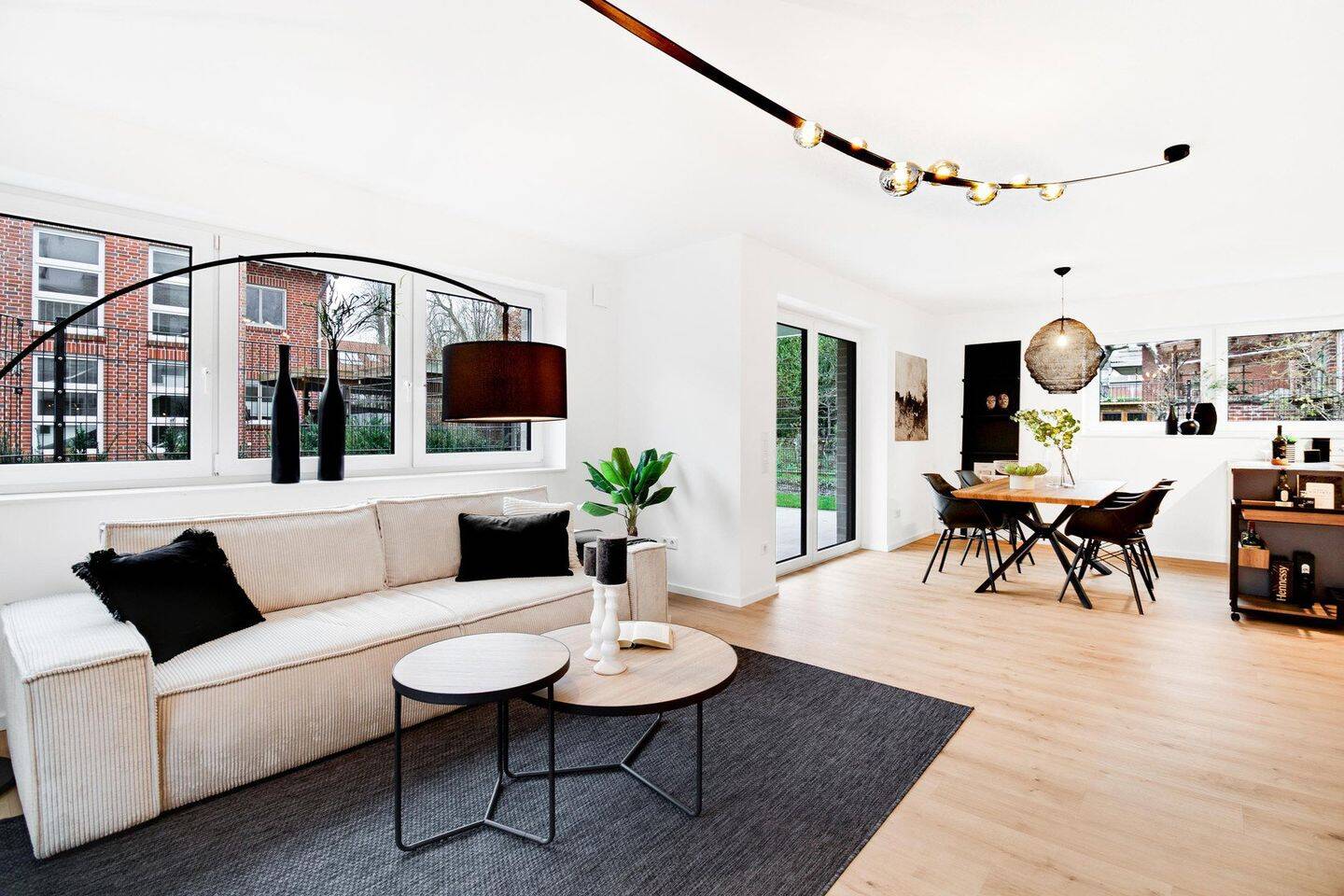 Neubau-Erdgeschosswohnung mit Garten, KFW 40 NH Standard – Münster – Bild 1 von 9