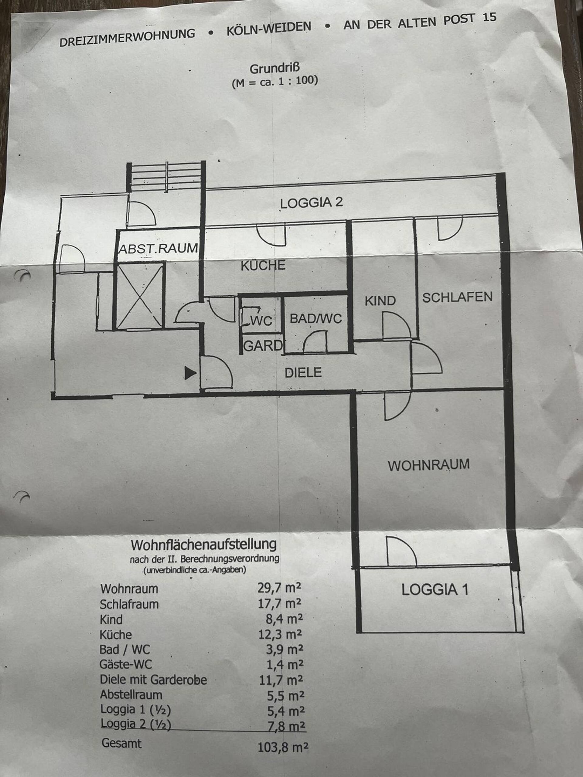 Terrassenwohnung in 50858 Köln mit 104 m² kaufen