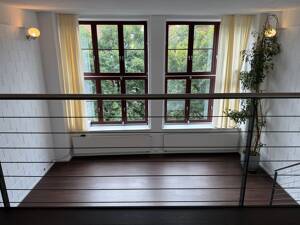 Galerie-Loft mit 5,50 m Raumhöhe und Bootsanleger, 4 Zimmer in den Buntgarnwerken Schleußig – 4229 Leipzig – Vorschaubild 4