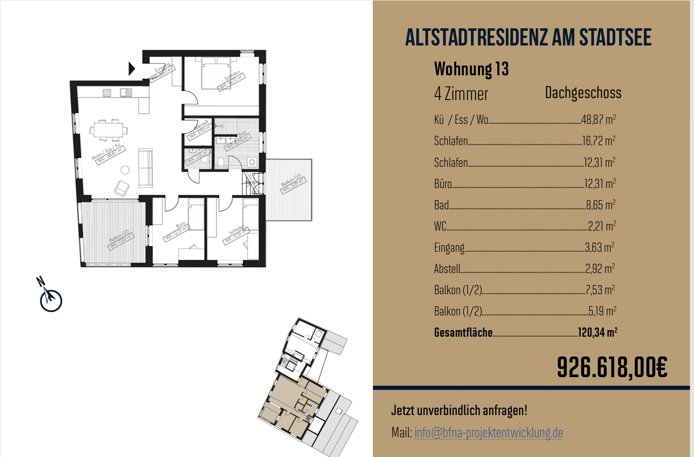 WHG 13 | 4-Zi.-ETW in Bad Waldsee | KfW40 QNG | zentrale Altstadtlage – Bad Waldsee – Vorschaubild 2