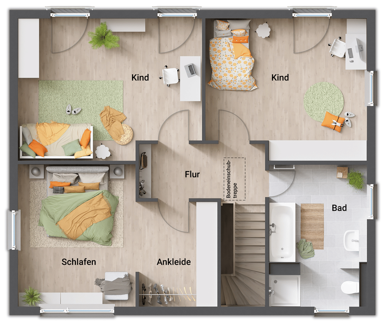Erlangen: Neubau DHH| Komplettpreis inkl. Grundstück & Baunebenkosten – Erlangen – Vorschaubild 7