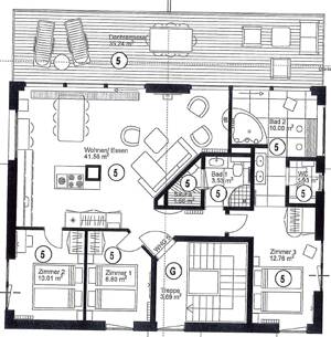 Exklusives Penthouse mit 2 PKW-SP & großer Dachterrasse in ruhiger Lage im Beach Resort Priwall – 23570 Lübeck – Vorschaubild 2