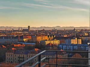 DAS Penthouse - 100% München und Alpen vereint