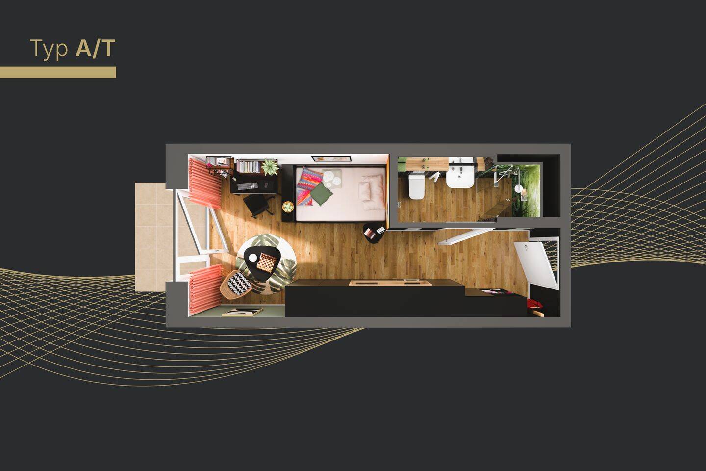 CITY PARK LIVING NÜRNBERG **Premium-Studentenapartments in Nürnberg am Stadtpark** – Nürnberg – Vorschaubild 8