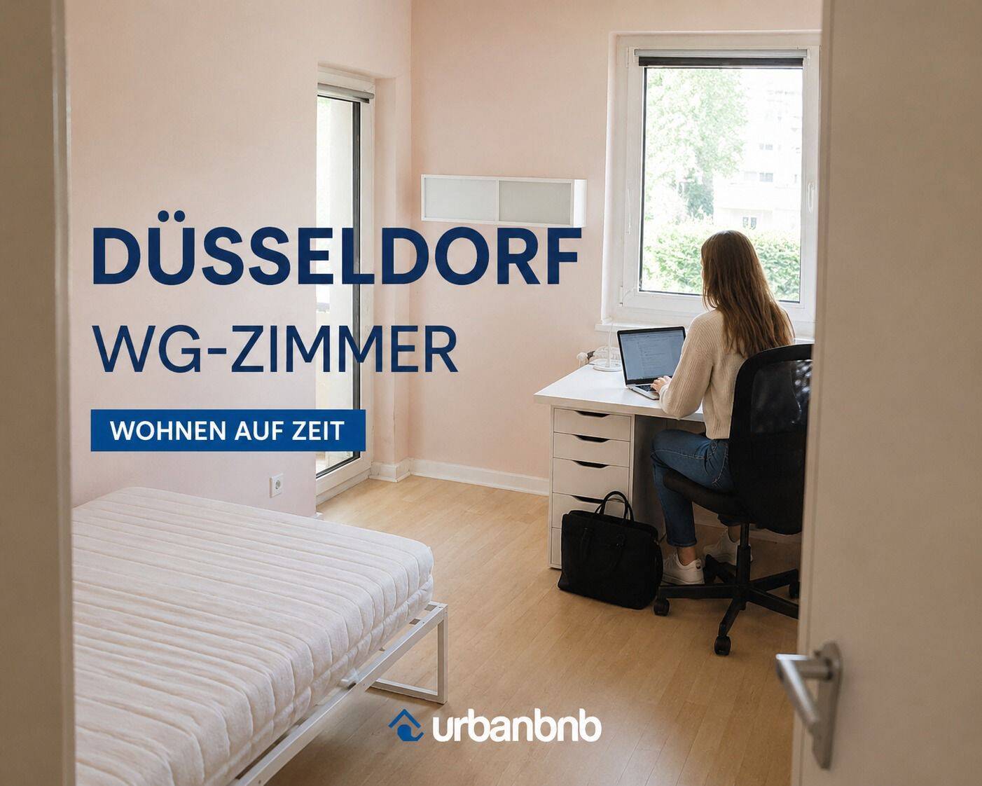 Möbliertes Zimmer Düsseldorf - Wohnen auf Zeit ab 1 Monat