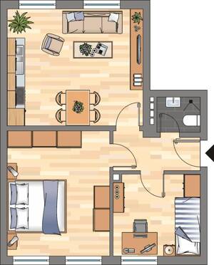 2-Zimmer-Wohnung in Oldenburg-Osternburg! – 26135 Oldenburg – Vorschaubild 2