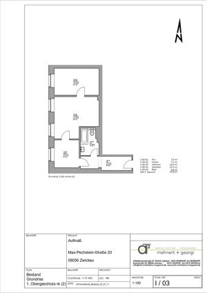 Wohnen nahe Zentrum: Attraktive 2-Raum-Wohnung mit Einbauküche – 8056 Zwickau – Vorschaubild 5
