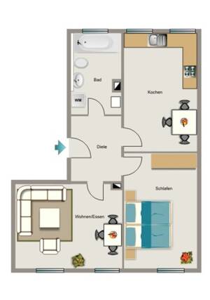Demnächst frei! 2-Zimmer-Wohnung in Leverkusen Opladen – 51379 Leverkusen – Vorschaubild 8