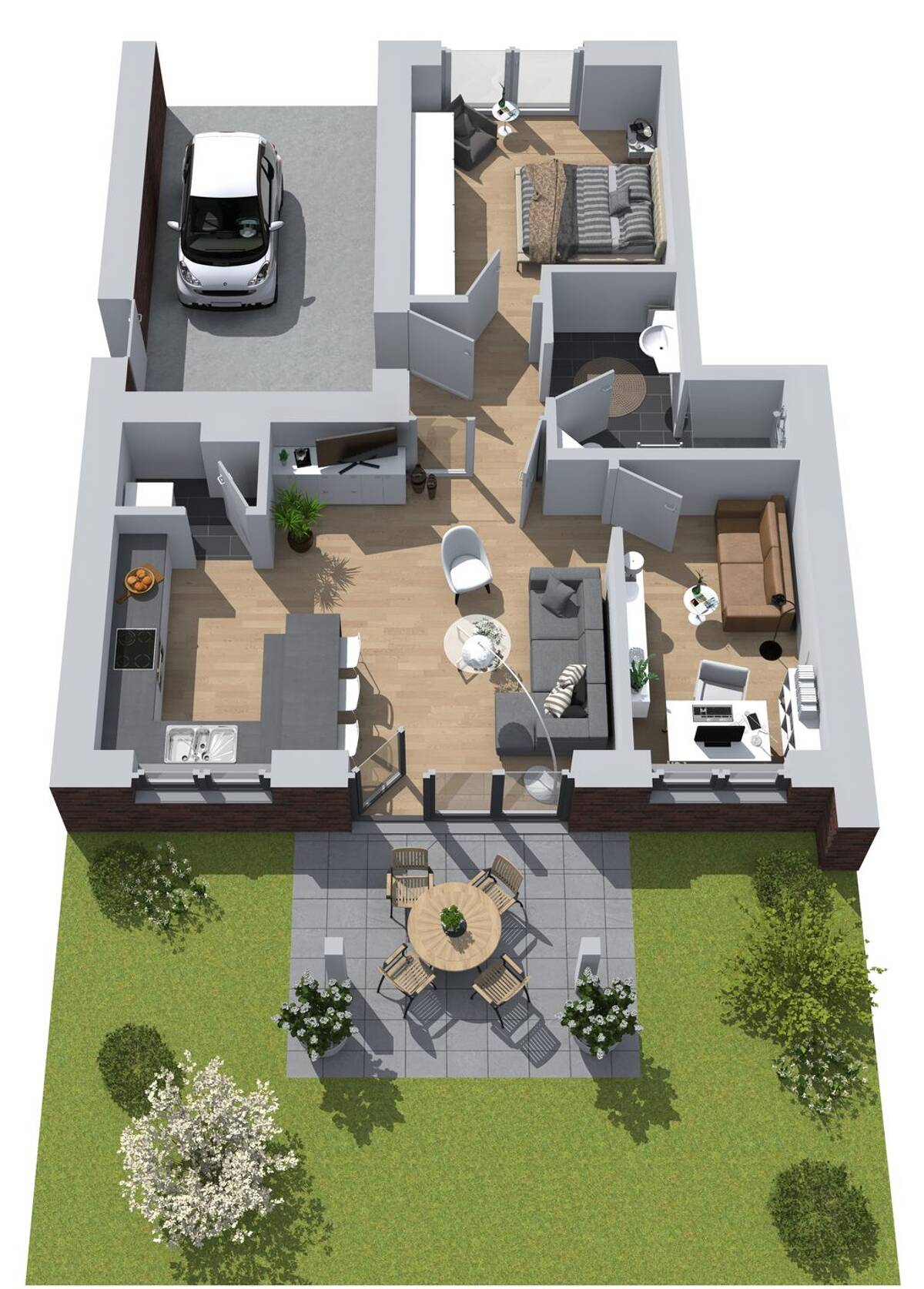 VORSCHAU | Behagliche Gartenwohnung inkl. Carport in Oldenburg / Eversten – 26131 Oldenburg – Bild 1 von 2