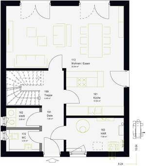 3-Zimmer-Traum mit 134 m² in Jägerkrug - KfW 55 – 31604 Raddestorf – Vorschaubild 6