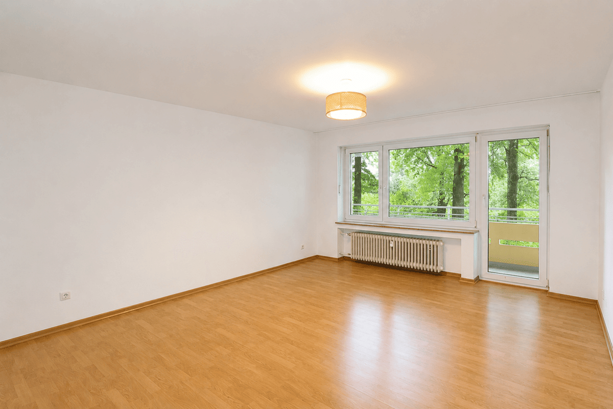 Freie & gepflegte 2-Zimmer-Wohnung im Hochparterre mit Balkon! Erbbaurecht bis 2067! – 81735 München – Bild 1 von 9