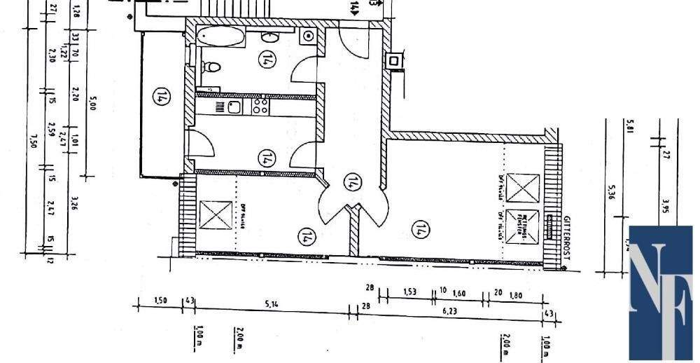 ruhige Seitenstraße, Tageslichtbad, große Küche – Chemnitz – Vorschaubild 3