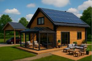 Tiny Haus "Karla" auf schönem Grundstück in Sandstedt