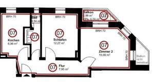 WOHNWERTE HAMBURG - Sanierte 2-Zimmer Wohnung im Herzen von Barmbek-Süd! – 22083 Hamburg – Vorschaubild 9