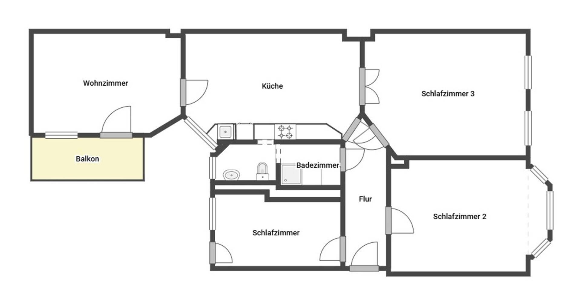 Etagenwohnung in 17489 Greifswald mit 112,22 m² kaufen