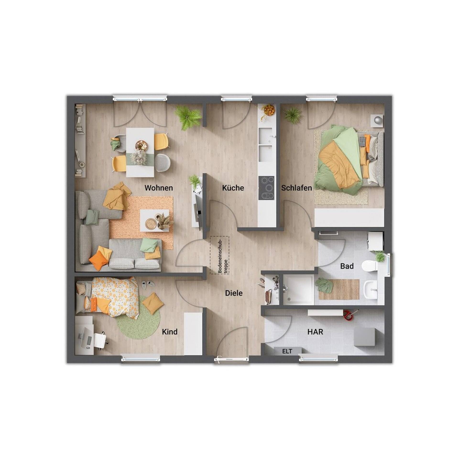 Haus in 19370 Parchim mit 77 m² kaufen