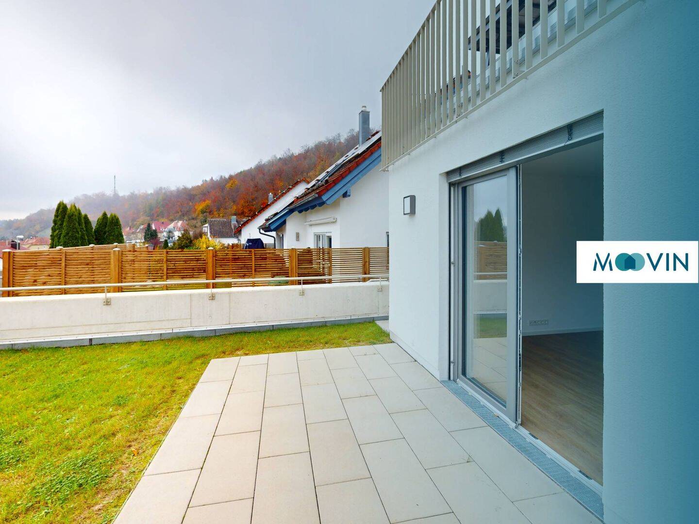 Schicke 1-Zimmer-Neubauwohnung mit Terrasse und EBK