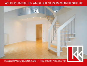 Wohnen mit Stil - Maisonettewohnung mit drei separaten Zimmern und Galerie im Sandkamp