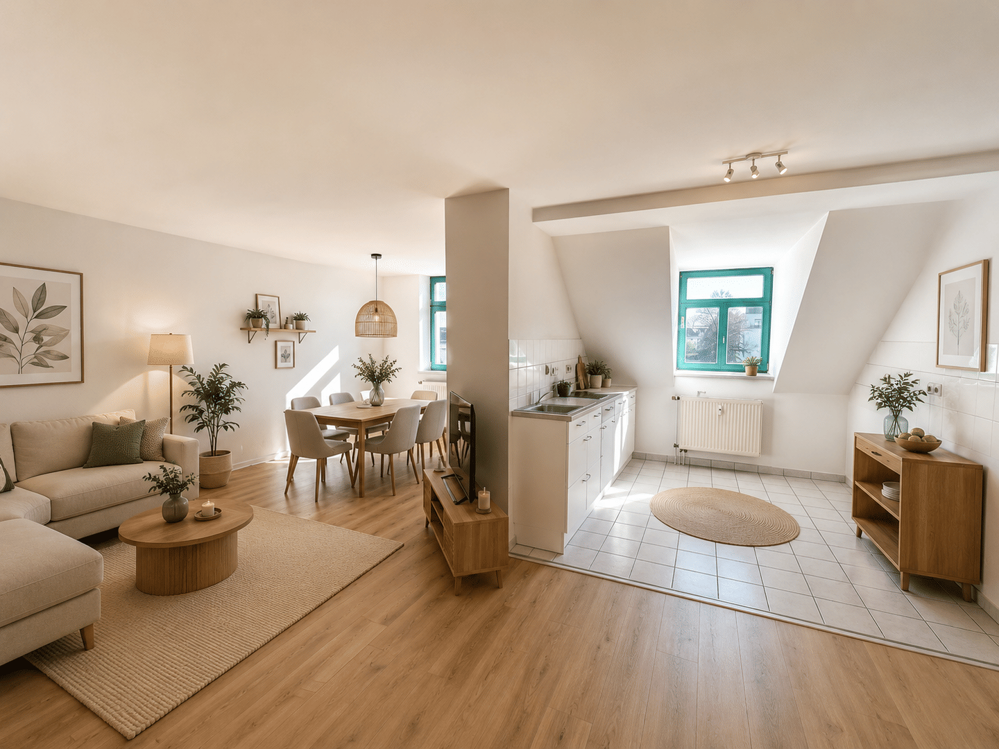 ***Helle 3-Zimmer-Dachgeschosswohnung in Altendorf mit neuem Bodenbelag***