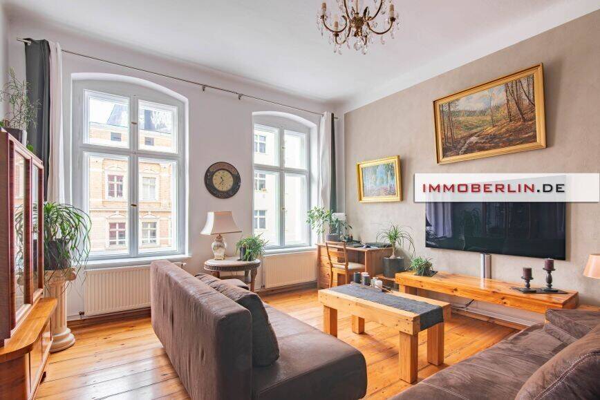 IMMOBERLIN.DE - Charmante Altbauwohnung in beliebter Kiezlage – Berlin – Vorschaubild 2