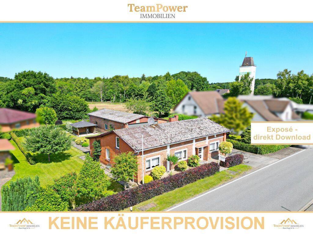 Dieses Haus kann mehr als Wohnen - Bungalow mit großer Halle