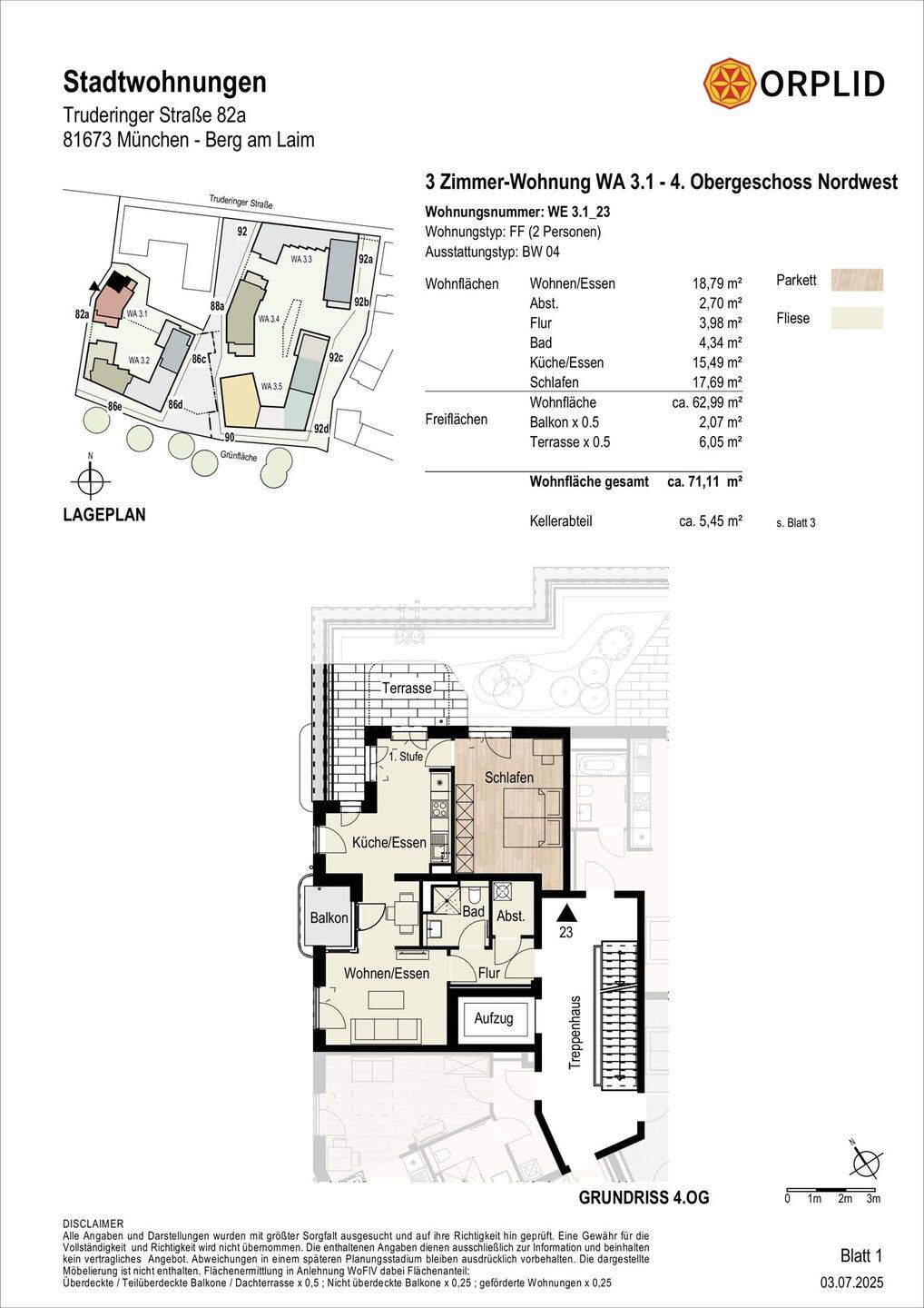 Wohnen im Premium-Neubau zum Erstbezug: Sonnige Wohnung mit Dachgarten! – München – Vorschaubild 5