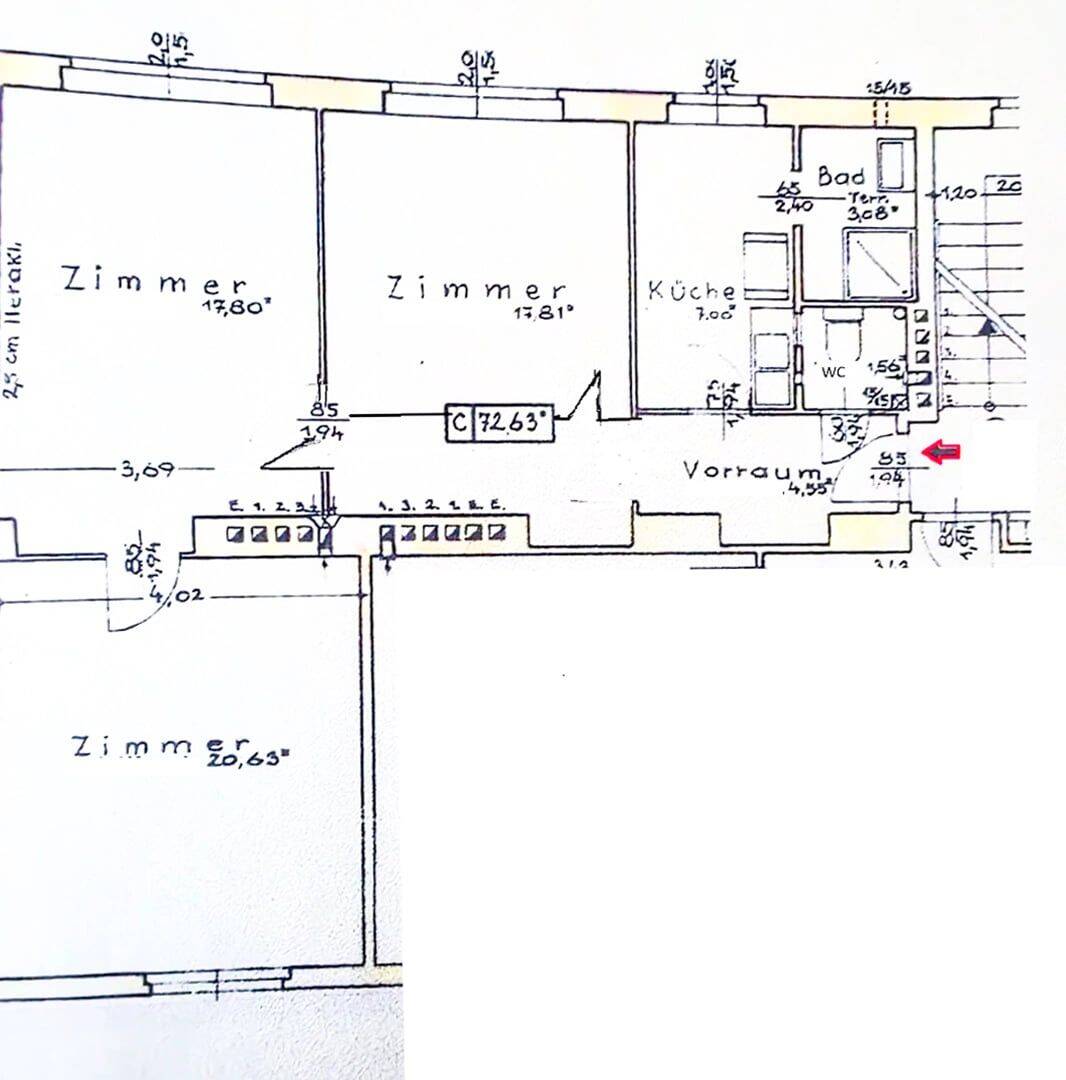 Lichtdurchfluteter Wohntraum in Pempelfort: Moderne 3-Zimmer-Wohnung mit Einbauküche – Düsseldorf – Vorschaubild 7