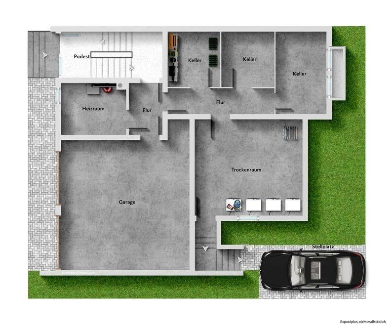 Wohnen in den Weinbergen! Großes 3-Familienhaus in toller Lage von Weinstadt-Beutelsbach! – Weinstadt – Vorschaubild 6
