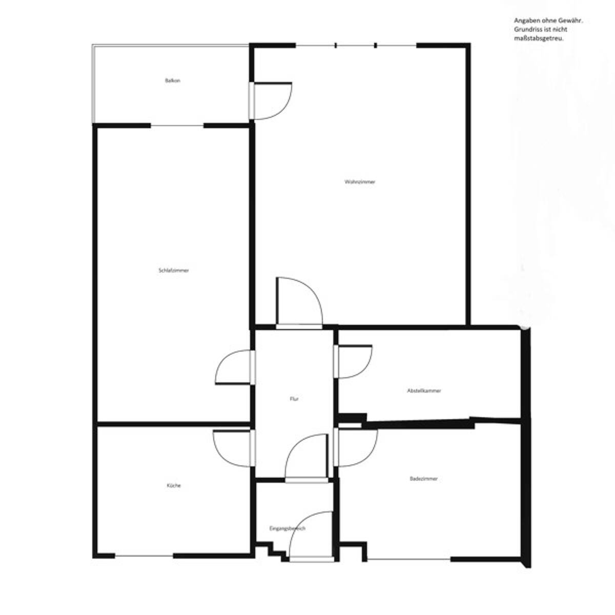 Miet mich - individuelle 2-Zimmer-Wohnung mit Balkon – 60439 Frankfurt am Main – Bild 1 von 8