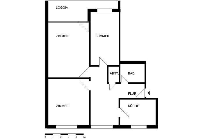 Ihr Neues Zuhausse ! renovierte 3-Zimmer-Wohnung mit Balkon in Wickrath-Mitte – Mönchengladbach – Vorschaubild 3