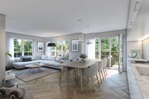 Lichtdurchflutete 3-Zimmer-Wohnung mit Balkon und Terrasse – 81825 München – Vorschaubild 5