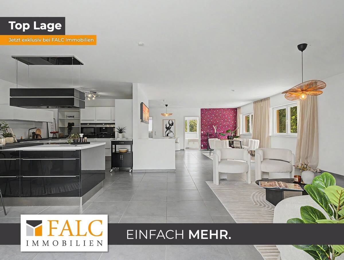 Exklusives Penthouse in Essen-Fischlaken: ca. 128 m² Wohnkomfort plus weitläufige Dachterrasse – 45239 Essen – Bild 1 von 9