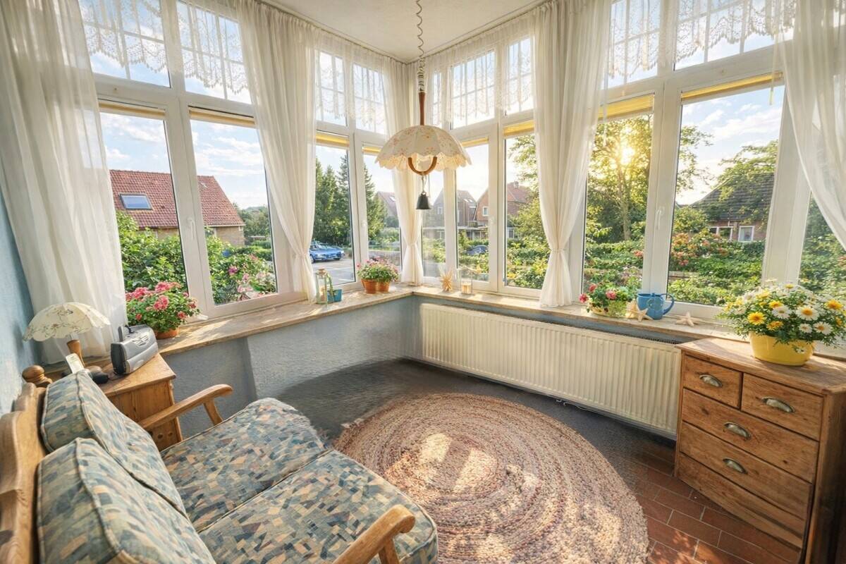 Jugendstilvilla mit EBK, Wintergarten und Garage! – Norden – Vorschaubild 3