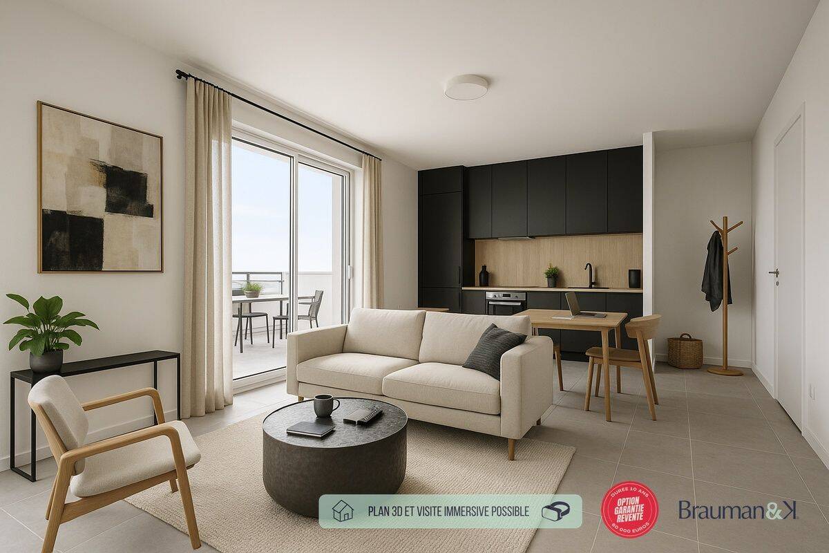 Appartement 3 pièces 60 m² · à Aubervilliers · 60 m² · 266 900 €
