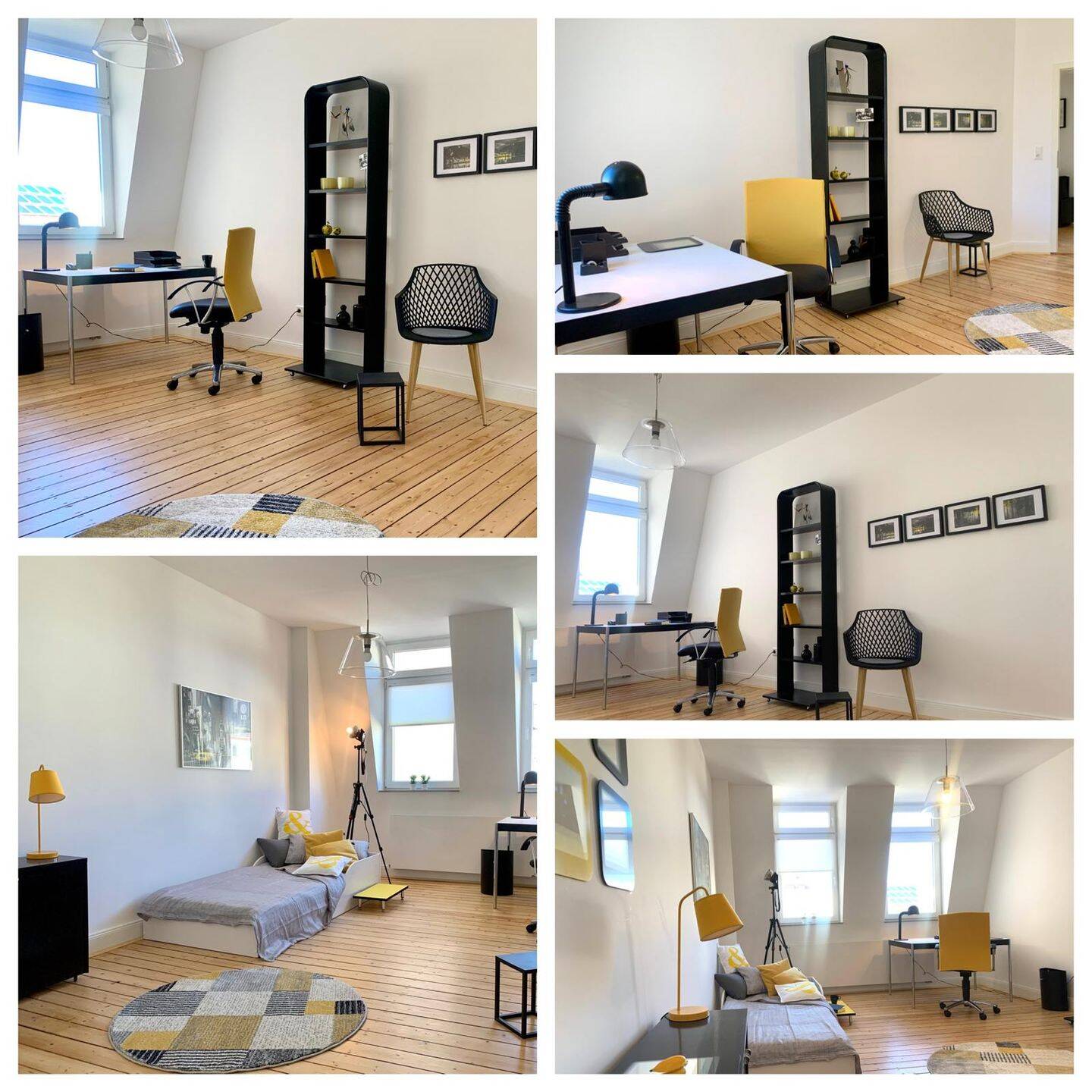 Möbliertes Zimmer KS "Vorderer Westen" / 3-Raum-Wohnung mit kompletter Ausstattung und Einbauküche – Kassel – Vorschaubild 8