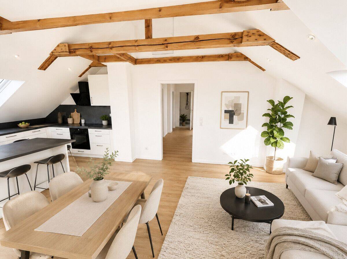 Freie sanierte 3-Zimmer-DG-Wohnung mit offenem Wohnkonzept in direkter Nähe zur Lübecker Altstadt! – Lübeck – Vorschaubild 6