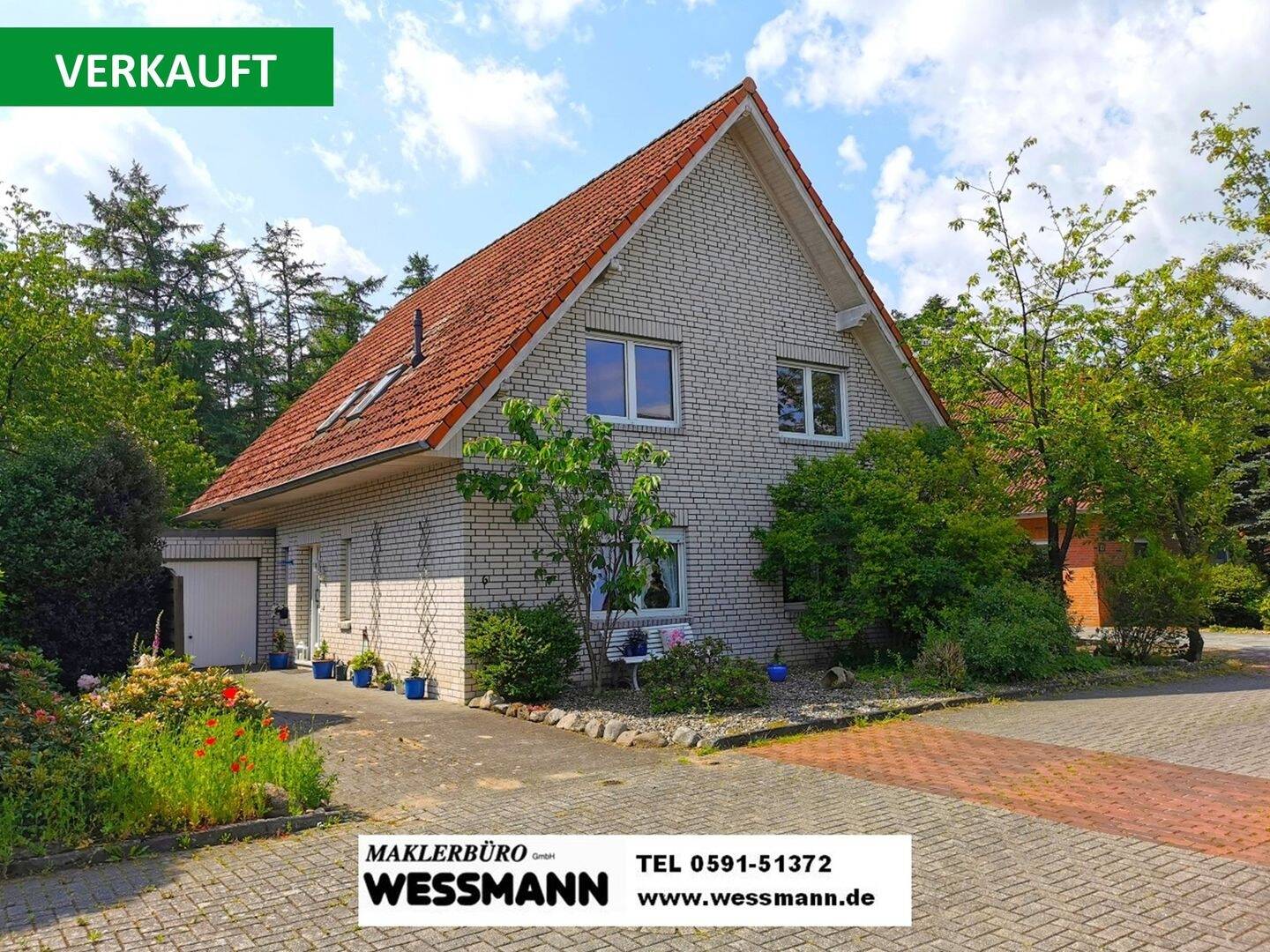 VERKAUFT! Zweifamilienhaus Nähe Saller See – Lengerich – Bild 1 von 9