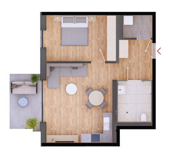 MODERNE 2-ZIMMER-WOHNUNG IM QNG-40-NEUBAU – Straubing – Vorschaubild 5