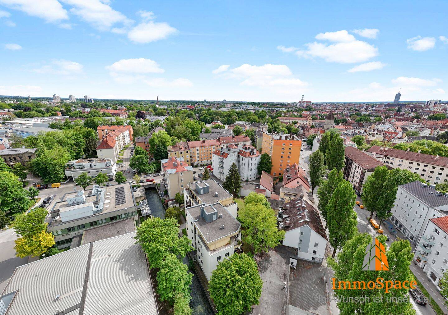 IMMOSPACE ***ZENTRALE INNENSTADTWOHNUNG AM KANAL INKLUSIVE TIEFGARAGENSTELLPLATZ*** – Augsburg – Vorschaubild 3