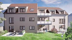 3-Zimmer Dachgeschoss Wohnung mit Balkon, Garten und herrlicher Fernsicht – 7747 Jena – Vorschaubild 3